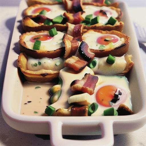 Bacon and Hash Brown Egg Bake