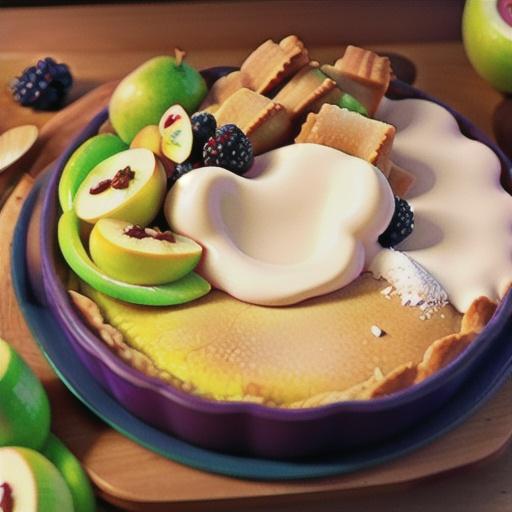 Blackberry and Apple Crumble