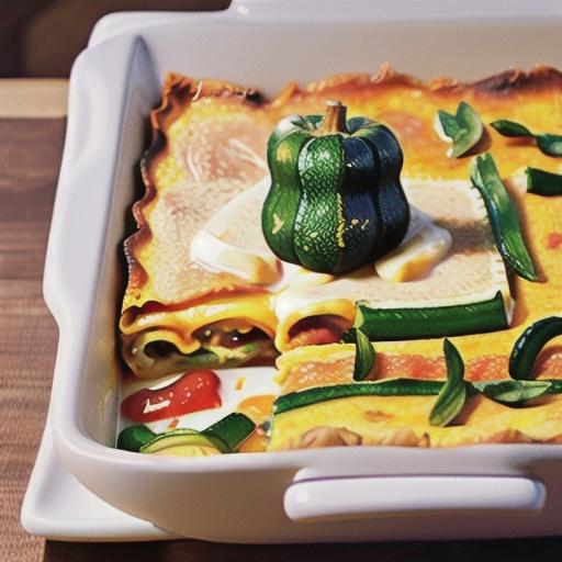 Pumpkin and zucchini 'no pasta' lasagne