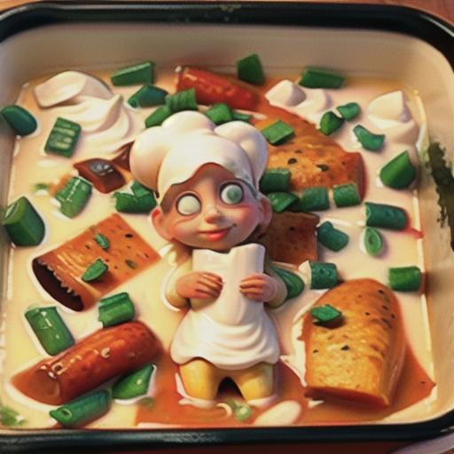 White Chicken Enchilada Slow-Cooker Casserole