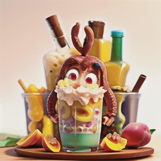 Honey Nut-Peach Smoothies