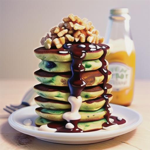 Zucchini Walnut Pancakes