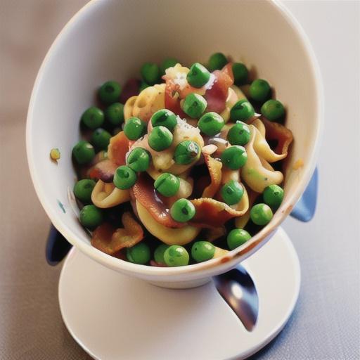 Tortellini with Bacon and Peas