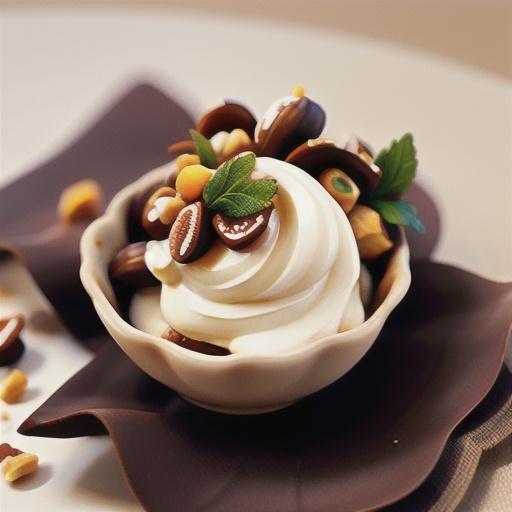 Figs with hazelnut praline cream