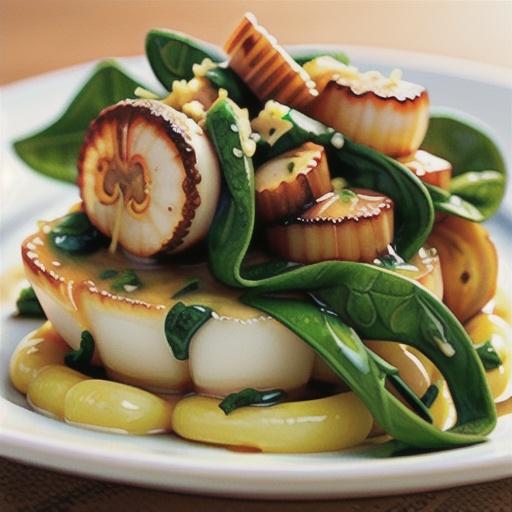 Deb's Scallops Florentine