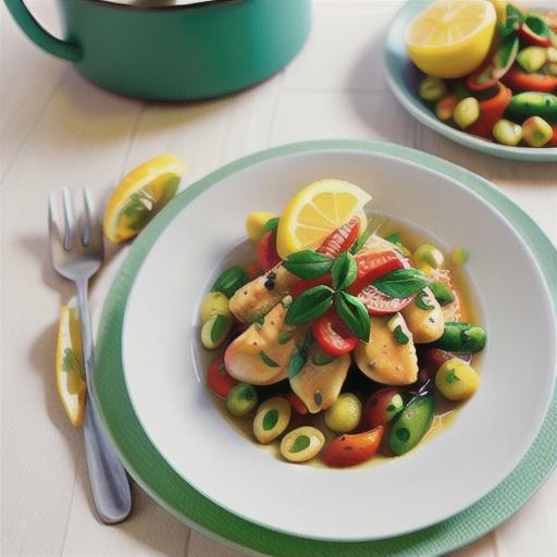 Easy lemon chicken tagine