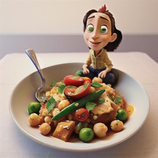 Chicken, tomato and chickpea casserole