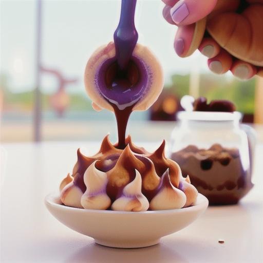 Brown sugar meringue kisses