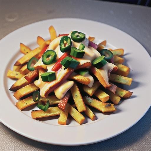 Loaded Jicama Fries