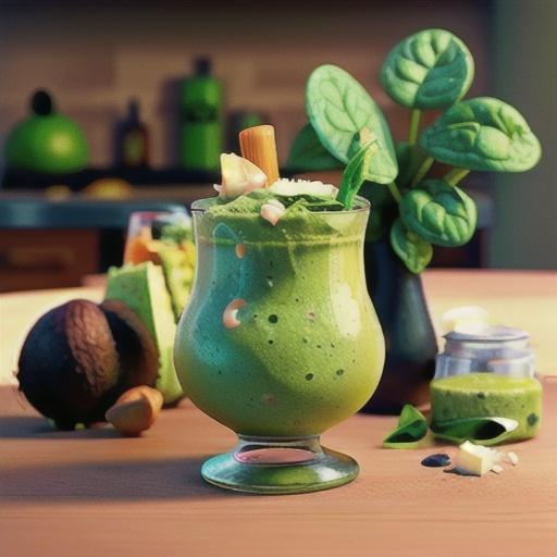 Keto Avocado-Spinach Smoothie