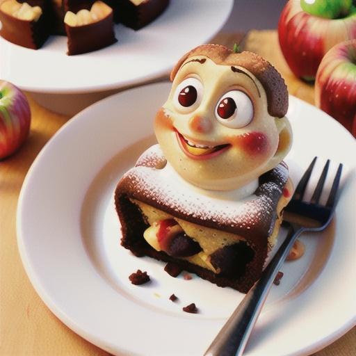 Gingerbread-Apple Streusel Coffee Cake