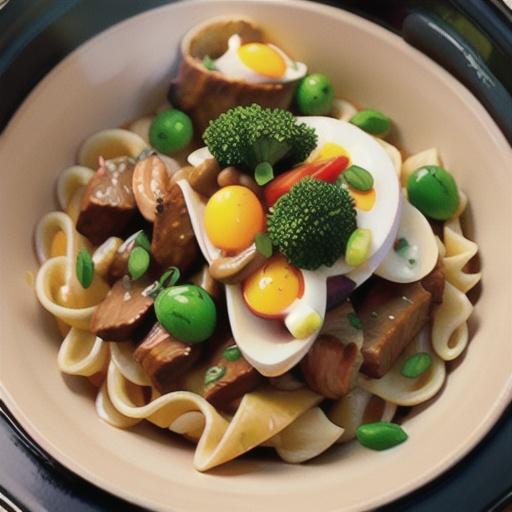Classic Beef Stroganoff in a Slow Cooker