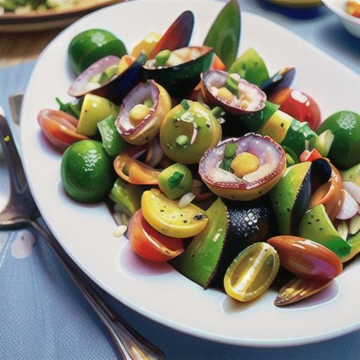 Genovese seafood and vegetable salad