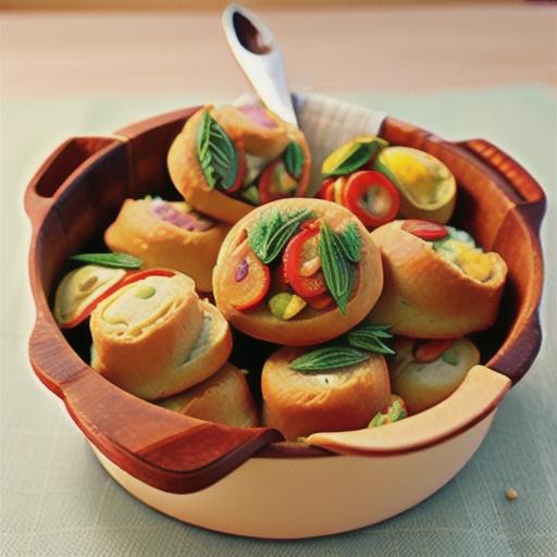 Rosemary Wheat Spoon Rolls