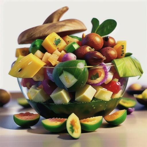 Melon, Mango, and Avocado Salad