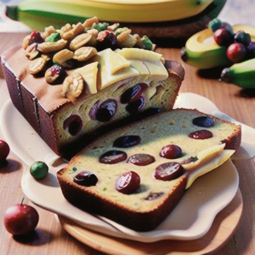 Cranberry Banana Oat Bread