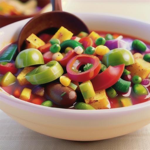 Rainbow Veggie Chili