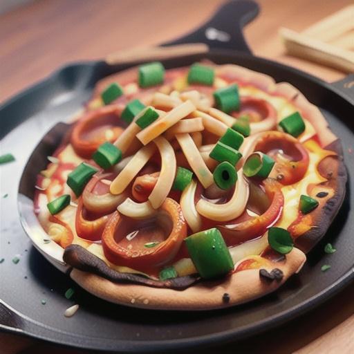 Skillet Spaghetti Pizza