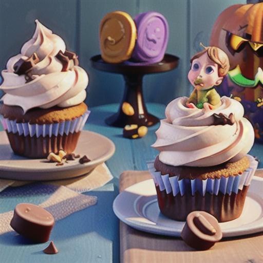 Chocolate Peanut Butter Candy Cupcakes