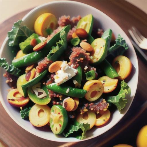 Red Quinoa and Tuscan Kale
