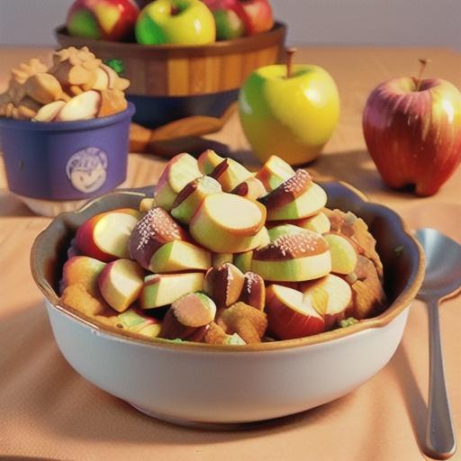 Air Fryer Apple Crumble