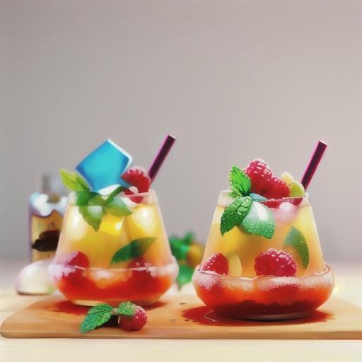 Mint & raspberry julep