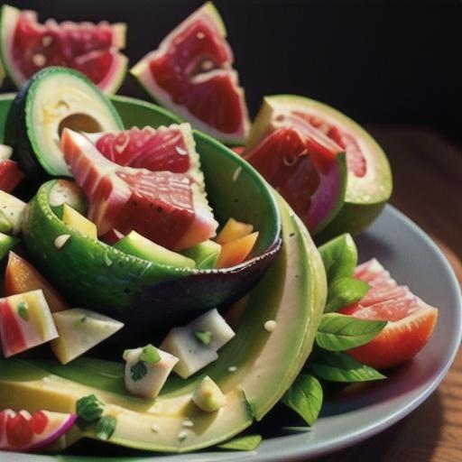 Avocado and Grapefruit Salad