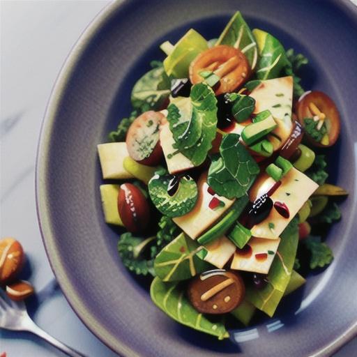 Kale Salad With Balsamic Dressing