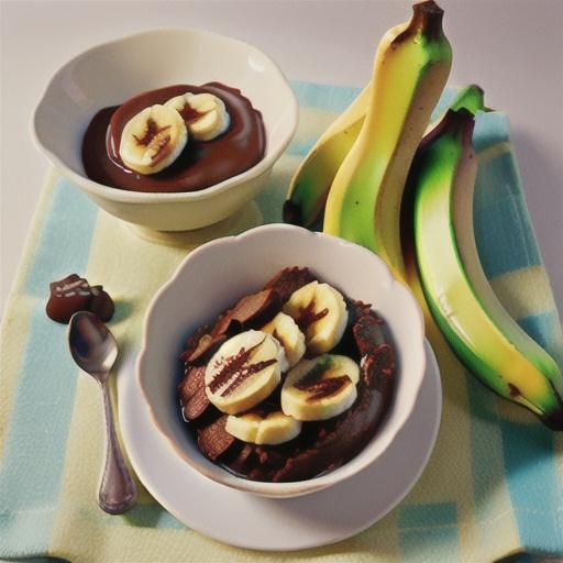 Reduced-Calorie Chocolate Banana Oatmeal