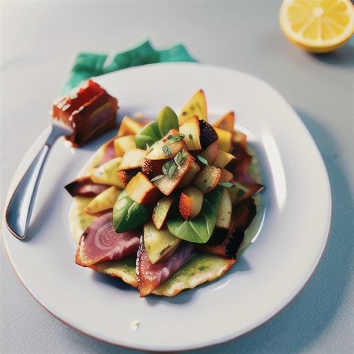 Beef carpaccio with crispy potatoes