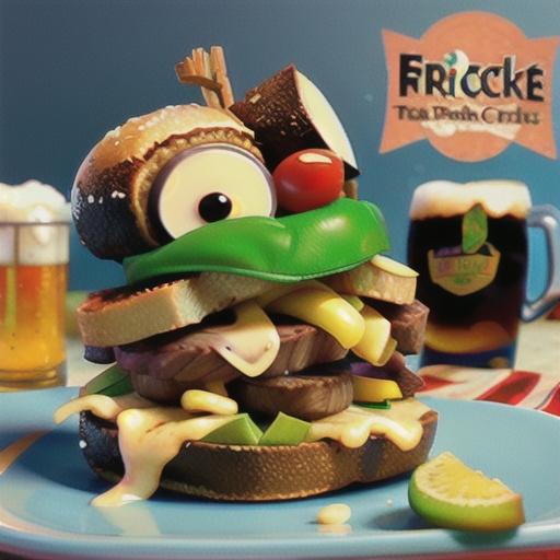 Cuban-style steak sandwiches with 'frickles'