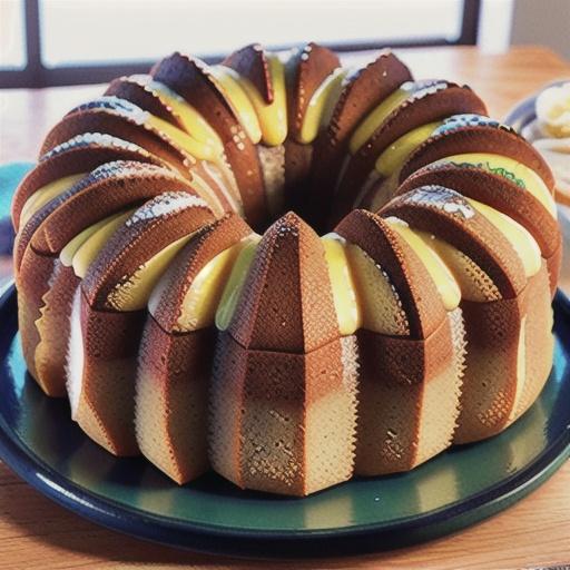 Crumbly Lemon Bundt Cake with Glaze