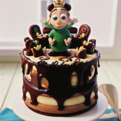 Toffee Butter Torte with Chocolate Ganache Frosting