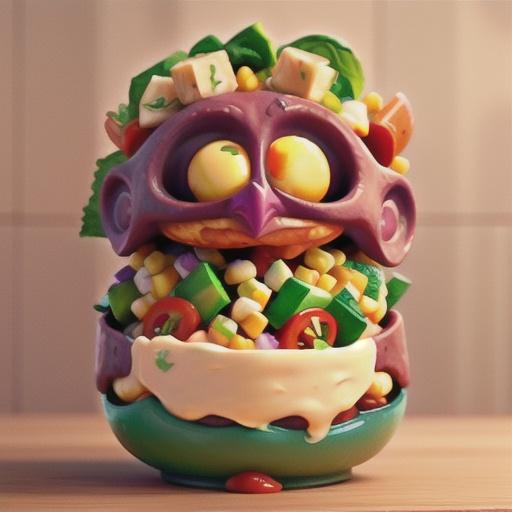 Southwest Layered Chicken Salad