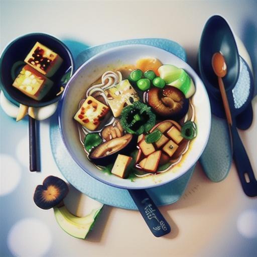 Tofu and mushroom ramen recipe