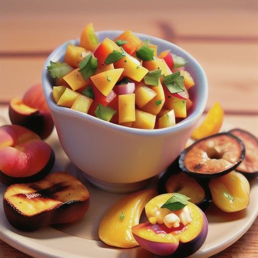 Easy Peach Salsa