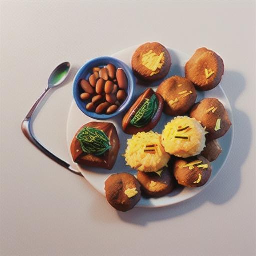 Baked bean vegie nuggets recipe