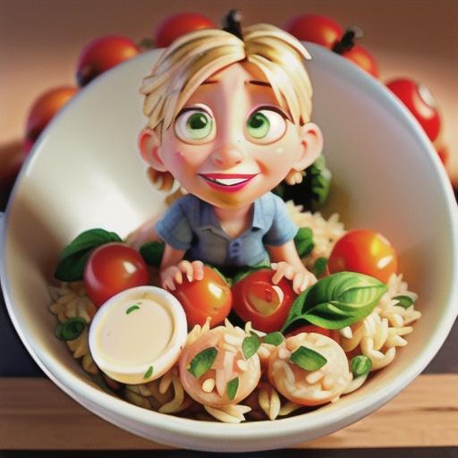 Orzo with Tomatoes, Basil, and Gorgonzola