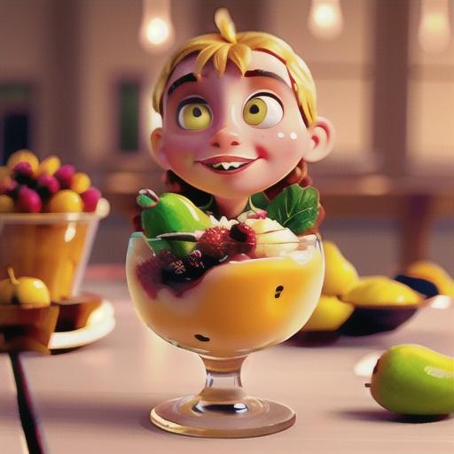 Zabaglione-Topped Cranberries and Pears