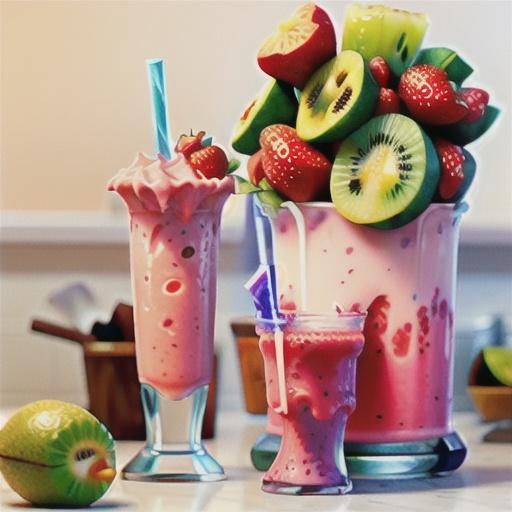 Gluten-Free Strawberry Kiwi Smoothie