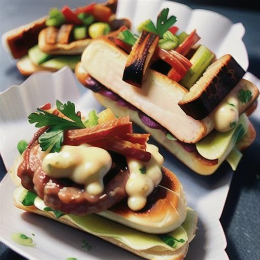 Fennel pork belly sliders with kimchi