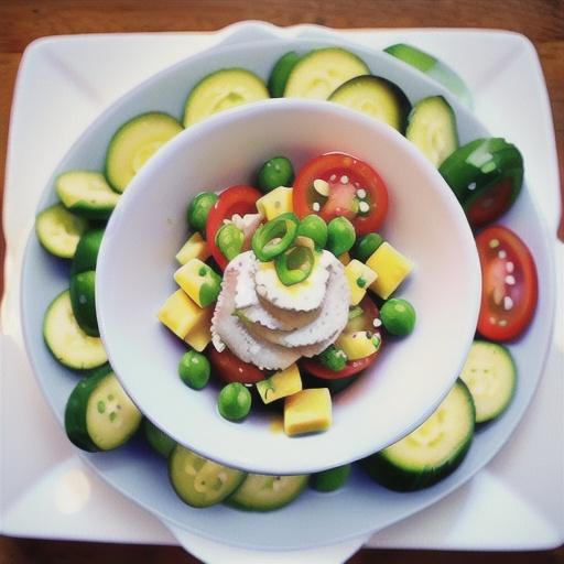 Cucumber Pea Salad