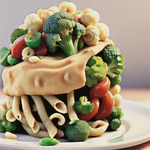 Whole-Family Pasta with Broccoli and Cauliflower