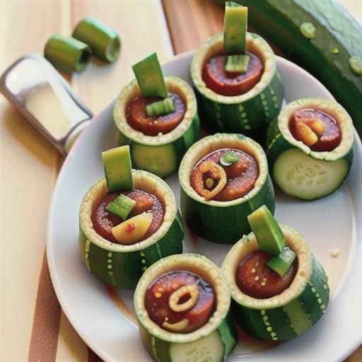 Gluten-Free Cucumber Slices Provençal