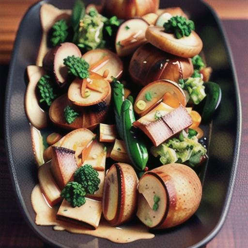 Pork and mushroom casserole with gremolata