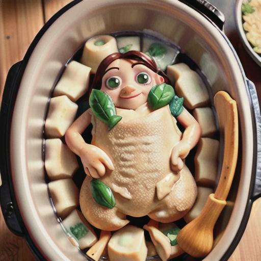 Easy Slow Cooker Chicken and Dumplings