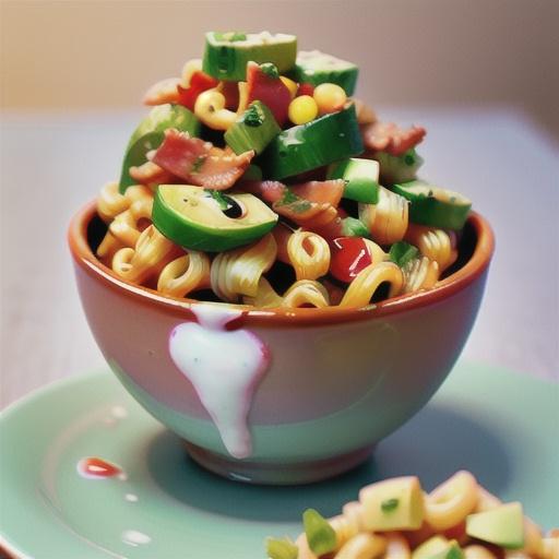 BLT Pasta Salad with Mayo