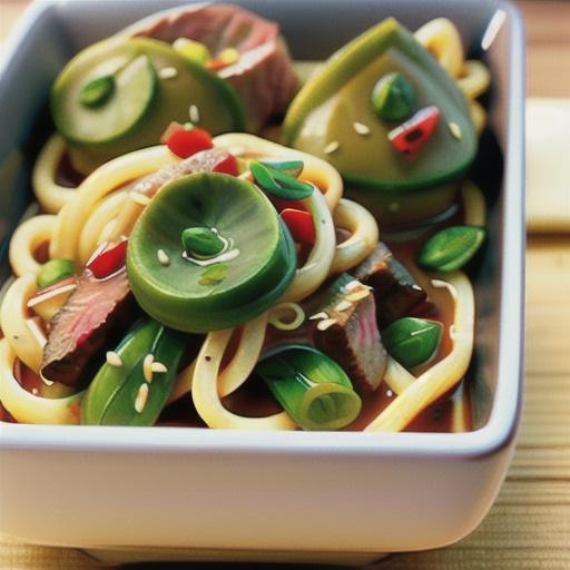 Gingered Beef and Noodles
