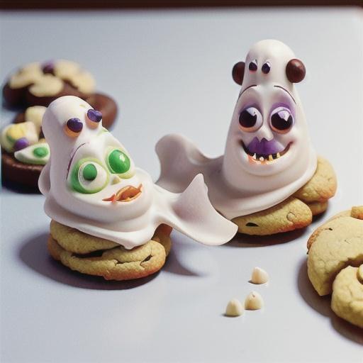Simply "Spooky" Ghost Cookies