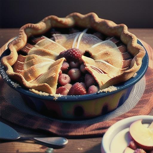 Pear & raspberry pandowdy